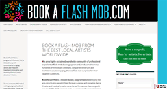 Desktop Screenshot of bookaflashmob.com